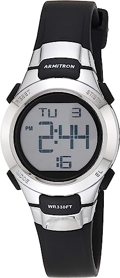 Digital Chronograph Resin Strap Watch